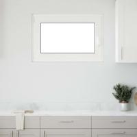 Kelderraam "RISOR" 90x70 cm draai-kiep DIN links antraciet