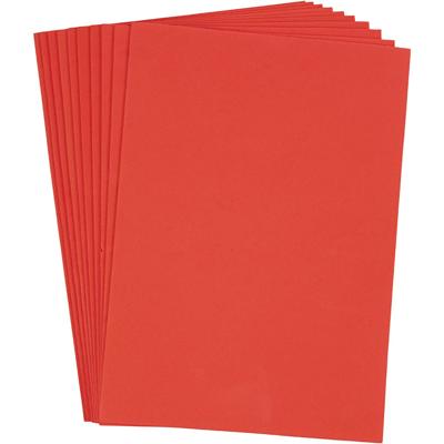 Creativ Company Foam vellen, a4, vel 210x297 mm, dikte 2 mm, rood, 10 vel/ 1 doos