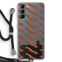 Bacon to my eggs #2: Samsung Galaxy S21 Transparant Hoesje met koord