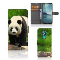 Nokia 3.4 | Telefoonhoesje | Met pasjeshouder | Panda