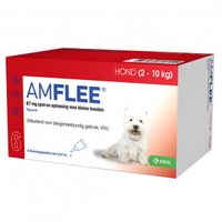 Amflee Spot-On 67 mg hond S 2 - 10 kg 6 x 3 pipetten