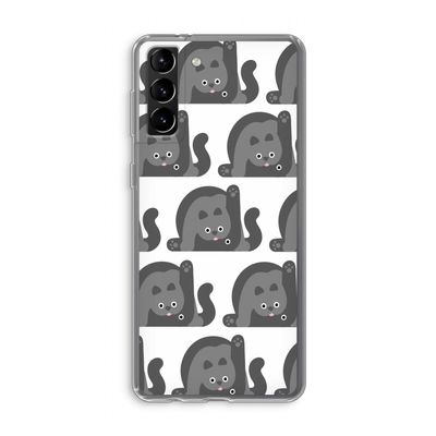 Cats: Samsung Galaxy S21 Plus Transparant Hoesje