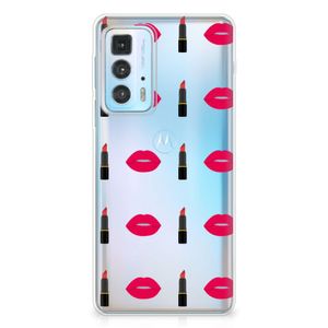 Motorola Edge 20 Pro TPU bumper Lipstick Kiss