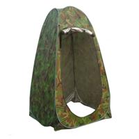 Kleding veranderende Badtent met raam enkel grootte: 190x120x120cm (camouflage)