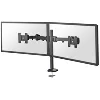 Neomounts FPMA-D960DG Monitor-tafelbeugel Aantal monteerbare displays: 2 Display(s) 25,4 cm (10) - 68,6 cm (27) Zwart In hoogte verstelbaar, Kantelbaar,