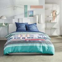 Beddengoedset - TODAY - JAVA - 2 personen - 240x220 cm - Katoen - Los Angeles print - Blauw