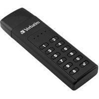 Verbatim Keypad Secure - USB-Stick 3.0 Type-C gegevensopslag met wachtwoordbeveiliging - 32 GB - Zwart - thumbnail