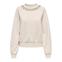 Only Onljett L/s O-neck Emb. Box Swt 15355912 Sweater 4856683 Birch Embellishment