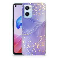 Hoesje maken voor OPPO A96 | OPPO A76 Watercolor Paars