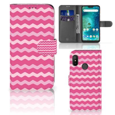 Xiaomi Mi A2 Lite | Telefoon Hoesje | Waves Pink