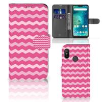 Xiaomi Mi A2 Lite | Telefoon Hoesje | Waves Pink