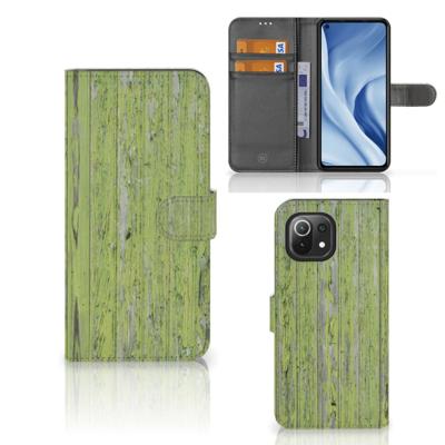 Xiaomi 11 Lite 5G NE | Mi 11 Lite | Book Style Case | Green Wood