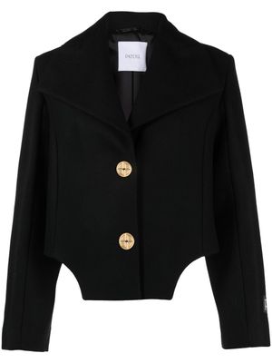 Patou veste crop à ourlet biaisé - Noir