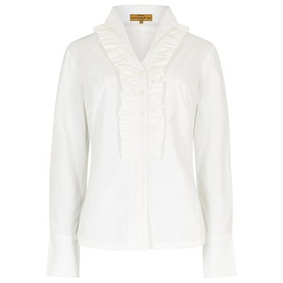 Damesblouse Hydrangea White