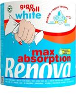 Renova keukenpapier Maxi Absorption gigarol, 2-laags, 280 vel per rol, pak van 6 rollen