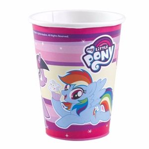 My Little Pony thema drinkbekers 16x stuks - Feestbekertjes