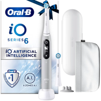 Oral-B iO Series 6 Opal Grey Gift Edition Elektrische Tandenborstel Oral-B iO Series 6 Opal Grey Gift Edition Elektrische Tandenborstel