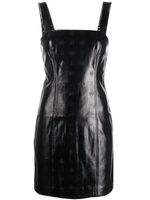 ROTATE BIRGER CHRISTENSEN robe courte à motif monogrammé - Noir