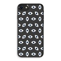 Eyes pattern: iPhone SE 2020 Biologisch afbreekbaar hoesje