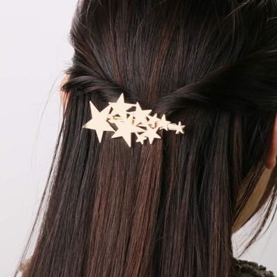 Ster haarspeldjes sieraden haaraccessoires (goud)