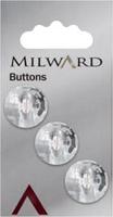 Milward Knoop Kristal 17mm (3 stuks)