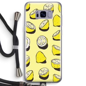 When Life Gives You Lemons...: Samsung Galaxy S8 Plus Transparant Hoesje met koord