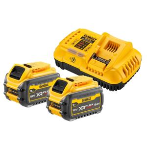 DEWALT DCB118X2-QW Accu starterpack 54V XR FLEXVOLT - 2x 9.0 Ah Accu en Snellader