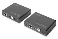Digitus DS-55505 HDBaseT-extender (ontvanger) via lichtnet, via netwerkkabel RJ45 100 m - thumbnail