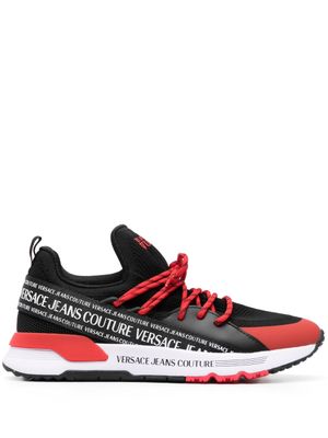 Versace Jeans Couture baskets Dynamic à logo imprimé - Noir