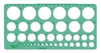 Cirkelsjabloon linex 39cir grn