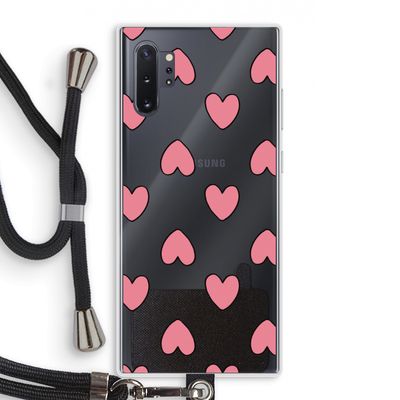 Ondersteboven verliefd: Samsung Galaxy Note 10 Plus Transparant Hoesje met koord