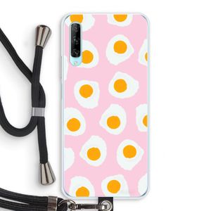 Dancing eggs: Huawei P Smart Pro Transparant Hoesje met koord