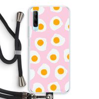 Dancing eggs: Huawei P Smart Pro Transparant Hoesje met koord