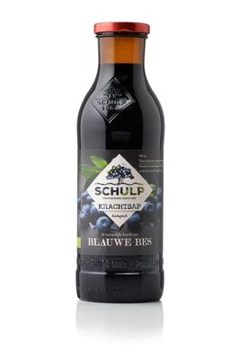Krachtsap blauwe bessensap puur bio
