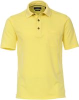 Casa Moda Sport Poloshirt Faded Geel Borstzak Regular Fit - thumbnail