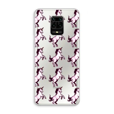 Musketon Unicorn: Xiaomi Redmi Note 10 Lite Transparant Hoesje