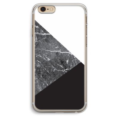 Combinatie marmer: iPhone 6 Plus / 6S Plus Transparant Hoesje
