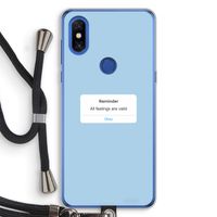 Reminder: Xiaomi Mi Mix 3 Transparant Hoesje met koord