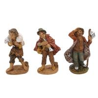 Kerststalfiguren 3-delig 10 cm Euromarchi - Euromarchi