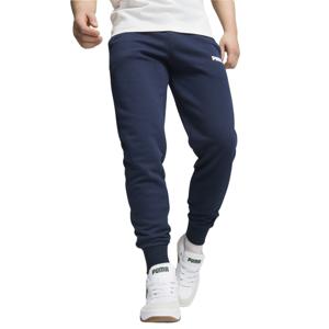 PUMA Essentials+ 2 Logo Joggingbroek Donkerblauw Wit Blauw