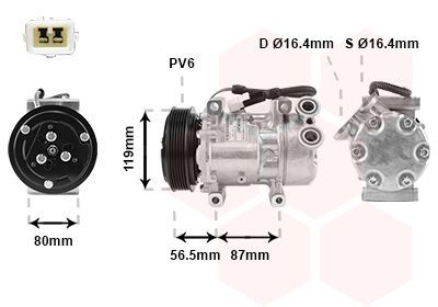 Airco Compressor 99-02 2.0 0900K207