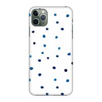 Blauwe stippen: Volledig geprint iPhone 11 Pro Max Hoesje
