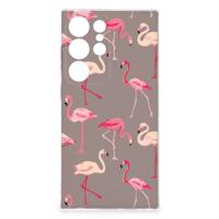 Samsung Galaxy S24 Ultra TPU Hoesje Flamingo