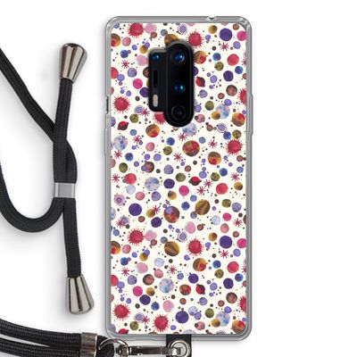 Planets Space: OnePlus 8 Pro Transparant Hoesje met koord