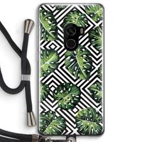 Geometrische jungle: Xiaomi Mi Mix 2 Transparant Hoesje met koord