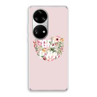 GRL PWR Flower: Huawei P50 Pro Transparant Hoesje