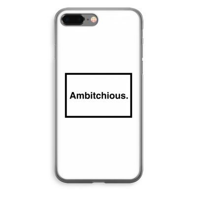 Ambitchious: iPhone 8 Plus Transparant Hoesje