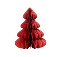 Kerstboom Decoris Rood Papier Ø 72 x 90 cm