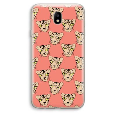 Tijger: Samsung Galaxy J7 (2017) Transparant Hoesje