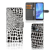 OPPO A53 | OPPO A53s | Telefoonhoesje | Met pasjeshouder | Slangenprint